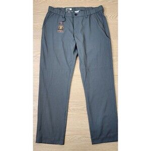 Copper & Oak Pant Mens Size 38x32 Slim Straight Stretch Momentum Gray 5 Pocket
